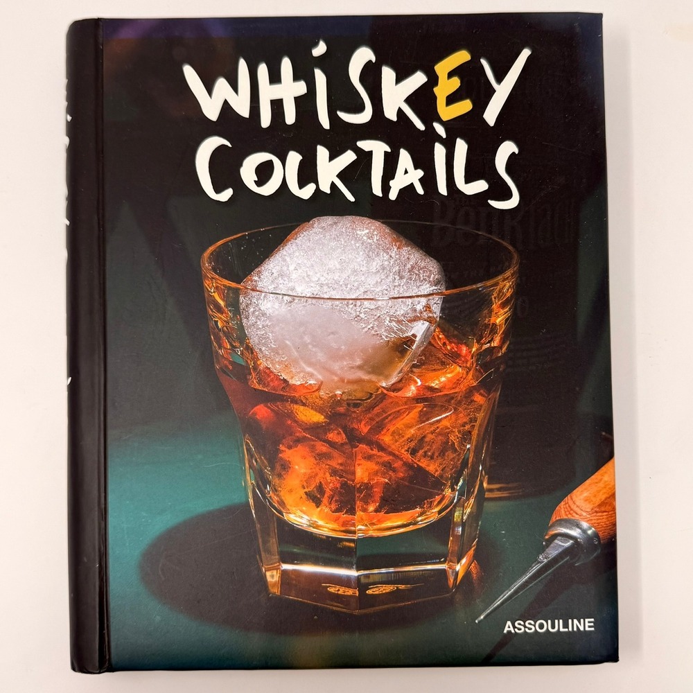 Assouline Whiskey Cocktails Hardcover Spiral Bound Book 9781614287346 Mixology